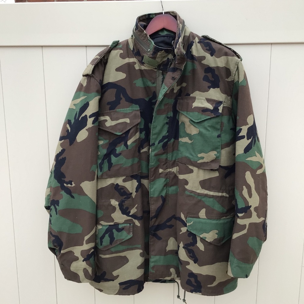 Men’s lined camouflage coat
